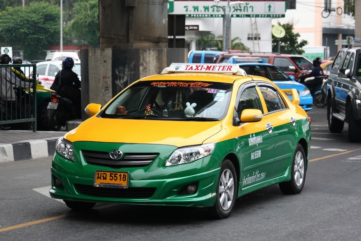 تاکسی های اینترنتی یا Grab در بانکوک