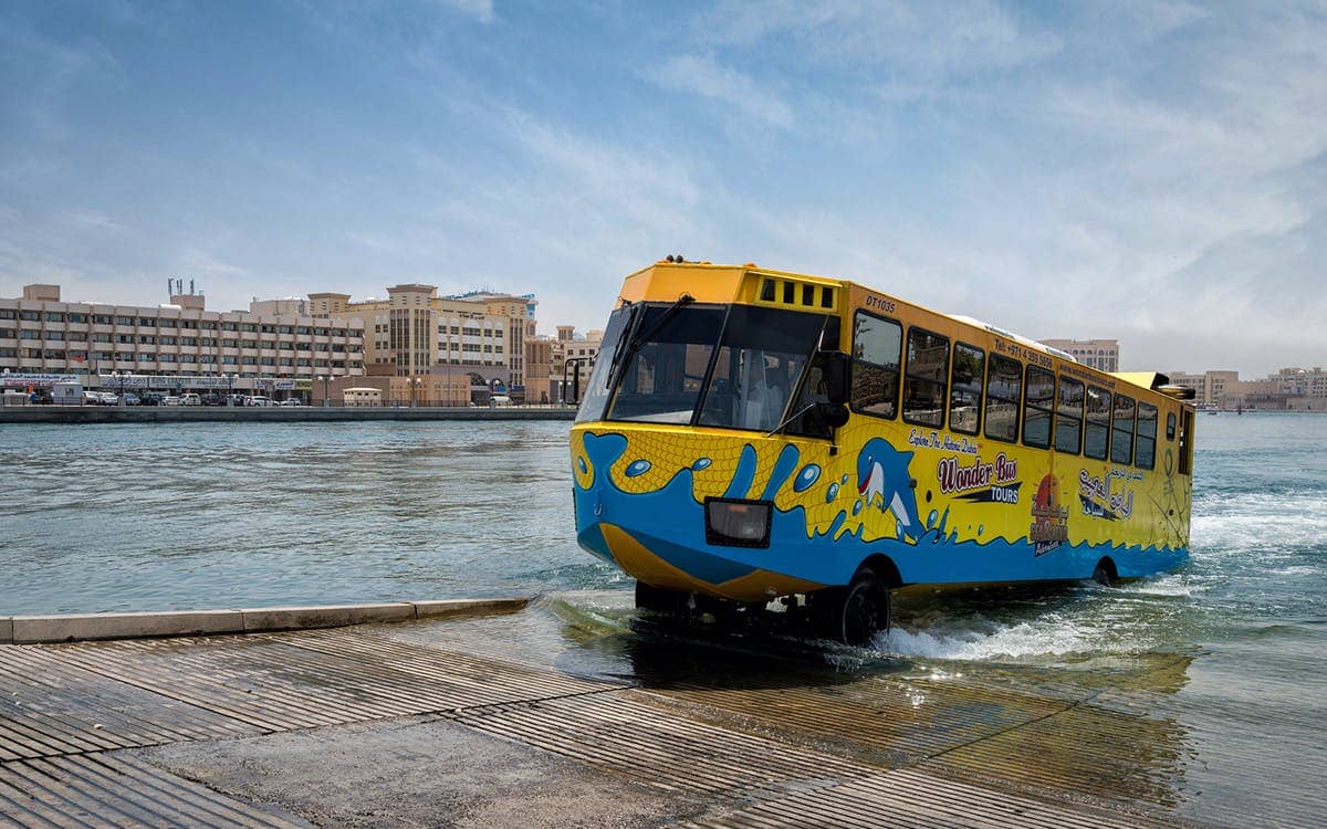 اتوبوس های آبی در دبی